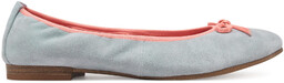 Baleriny Tamaris 1-22166-44 Błękitny