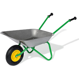 Taczka Dla Dzieci Szara Metalowa Rolly Toys