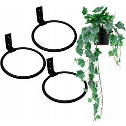 Uchwyt ścienny na doniczkę kwietnik wieszak na kwiatki