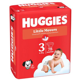 HUGGIES Pieluchy Ultra Comfort rozmiar 3 (5-9kg), 78szt