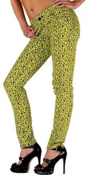 spodnie damskie LIVING DEAD SOULS yellow-S