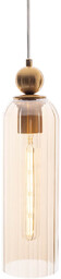 Lampa wisząca Campanila P0510 Maxlight szkło tuba mosiądz