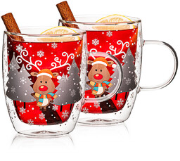 4Home Szklanka termiczna Mug Reindeer Hot&Cool 270 ml,