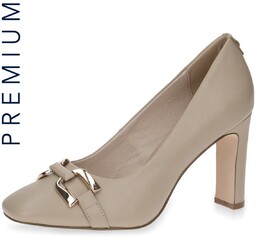 Czółenka beżowe Twiggy [22401-20-402]