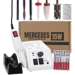 Frezarka do manicure 15W z kompletem frezów Mercedes