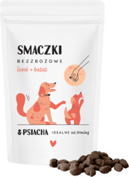 Psiacha smaczki bezzbożowe z łososiem 80g idealne