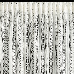 Zasłona ażurowa biała ZAS-03