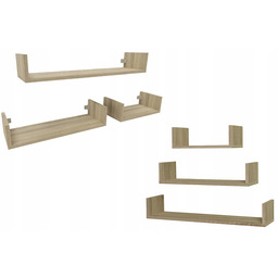 Półka wisząca ścienna do salonu na książki zabawki