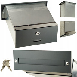 Skrzynka Na Listy Do Wmurowania Przelotowa Grafit