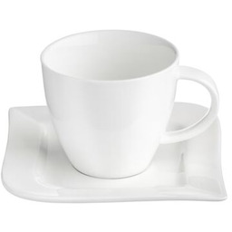 Komplet kawowy Fala 12 elementów 220 ml spodek