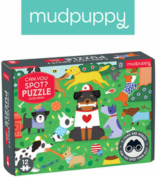 Mudpuppy, puzzle, obserwacyjne Dzień z pieskami, 12 el.