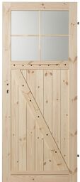Drzwi Duo Loft WC Szpros Sosnowe Łazienkowe Skrzydło