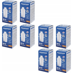 Aquaphor B15 8szt. Filtry uniwersalne do Dzbanków Bpa