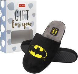 Kapcie męskie SOXO BATMAN DC Comics z twardą