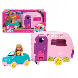 Barbie Przyczepa kempingowa Chelsea Lalka FXG90