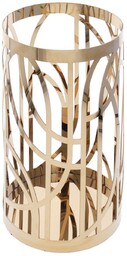Świecznik Cindy gold 35cm, 19x19x35cm