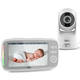 Elektroniczna niania NENO Vista z kamerą Biało-szary