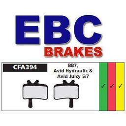 Klocki rowerowe EBC (organiczne wyczynowe) Avid System Juicy