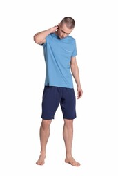 Esotiq-Henderson Duty 38881 Niebieska piżama męska