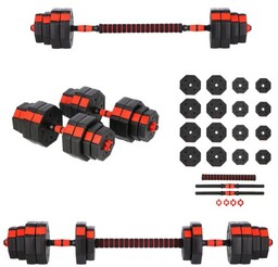 ZESTAW SZTANGA HANTLE REGULOWANE + GRYFY 30KG SGD
