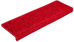 Profeos Eleganckie czerwone nakładki na schody 15 sztuk