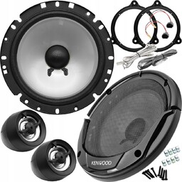Mocne Głośniki Samochodowe Kenwood 165MM 300W Do Nissan