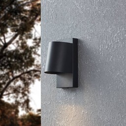 EGLO Kinkiet zewnętrzny LED Stagnone, czarny, metal, nowoczesny
