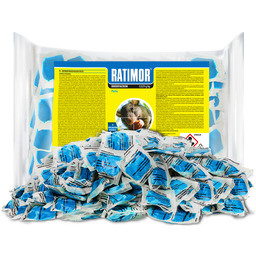 Najmocniejsza trutka Ratimor brodifakum, niebieska pasta 1.5kg