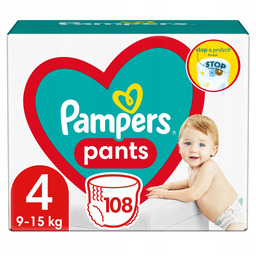 Pampers Pants 4 Pieluchomajtki 108 Szt Megabox