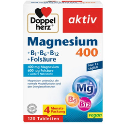 Doppelherz  aktiv Magnez 400 + tiamina, witaminy