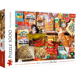 Trefl, puzzle, Kocie słodkości, 1000 el.