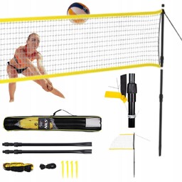 ZESTAW SIATKA DO BADMINTONA SIATKÓWKI TENISA 630 cm