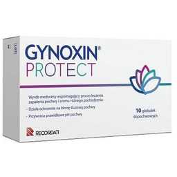 GYNOXIN PROTECT, 10 globulek dopochwowych