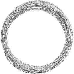 Vaessen Creative Aluminiowy drut rzemieślniczy, młotkowany, 5 m