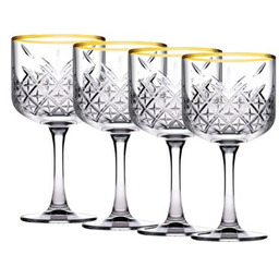 PASABAHCE Zestaw kieliszków Timeless Gold 500 ml (4