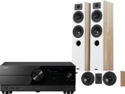 Yamaha RX-A2A (czarny) + Diva 5 (dąb) +