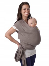 Chusta do noszenia dziecka Boba Wrap ciemny szary