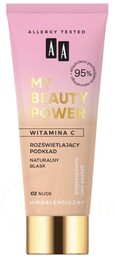AA My Beauty Power Witamina C Podkład rozświetlający
