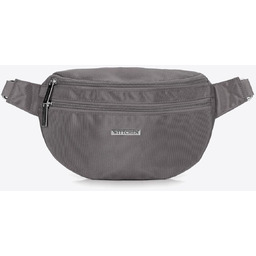 Nerka z poliestru z odpinanym paskiem szara