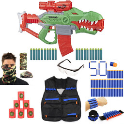 Zestaw Nerf Dinosquad Rex-Rampage F0807 + cele +
