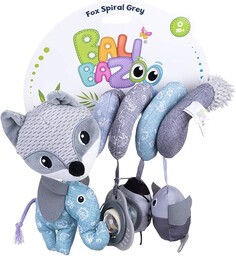 Balibazoo Unisex-Baby 80581 zabawka dla niemowląt, szara, mała