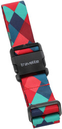 Pas do bagażu Travelite Luggage Strap - kwadraty