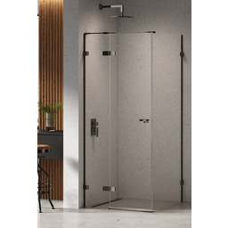 New Trendy Eventa Black Chrome kabina prysznicowa prostokątna