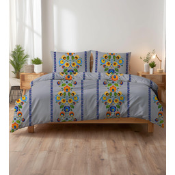 Karo Pościel z kory 160x200 szara folk