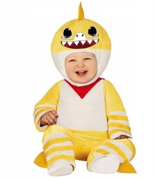 Strój dla dzieci Rekinek żółty baby shark Rekin