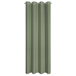 Eurofirany Zasłona 140x250 Rita oliwkowa gotowa na przelotkach