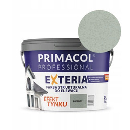 Primacol Farba Elewacyjna Exteria 4,5l Popielaty Strukturalna zewnętrzna