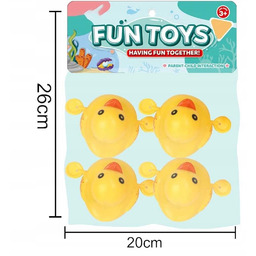 Kaczuszki Do Kąpieli Nakręcane 4 Szt W Zestawie