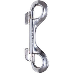 ZADO - podwójny metalowy karabińczyk (srebrny)