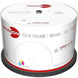 PRIMEON CD-R 80 min/700 MB/52 x pudełko